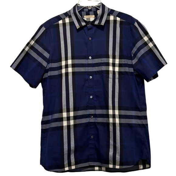 Burberry Brit Nelson Check Pattern Short Sleeve Button - Picture 3 of 9